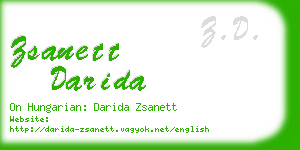 zsanett darida business card